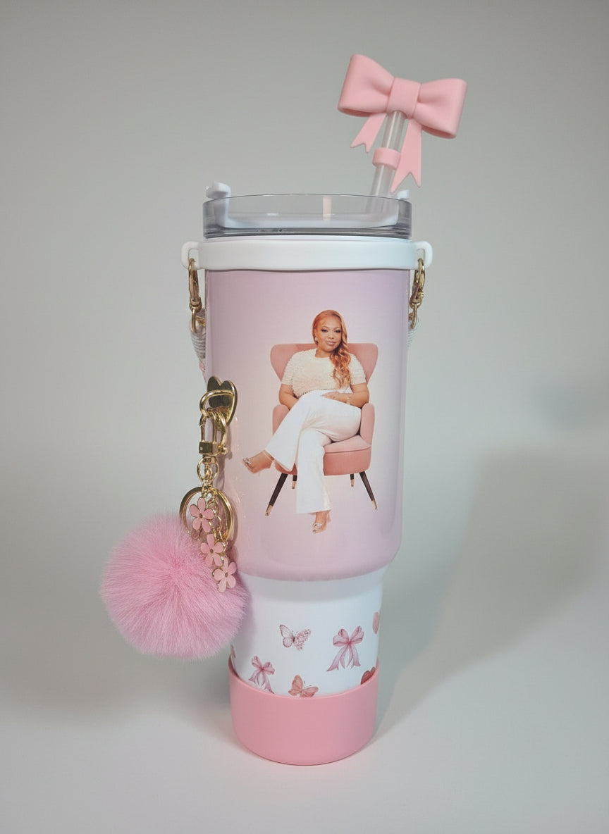 Glam Sips Tumbler - 40 oz