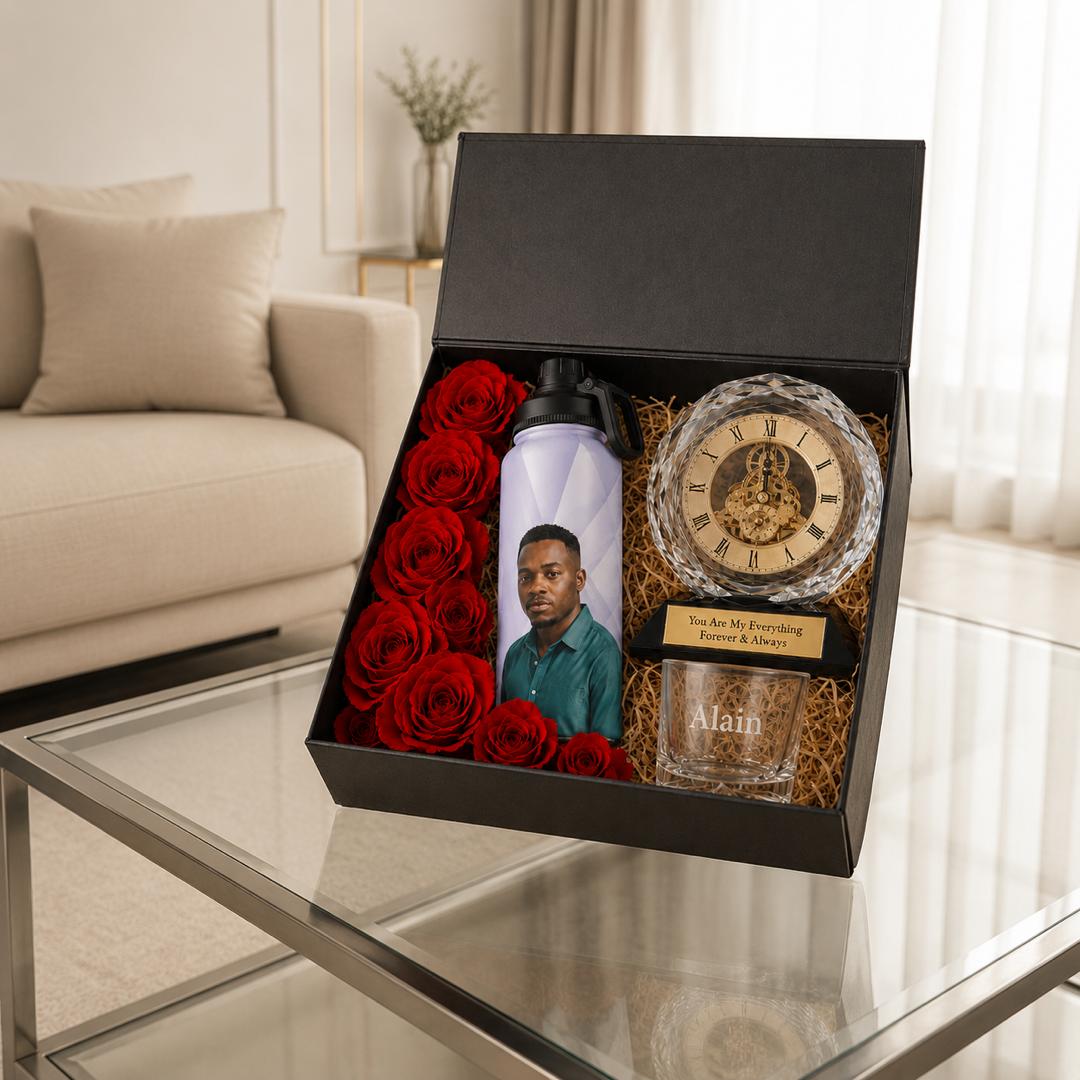 Luxury Personalized Clock Gift Box