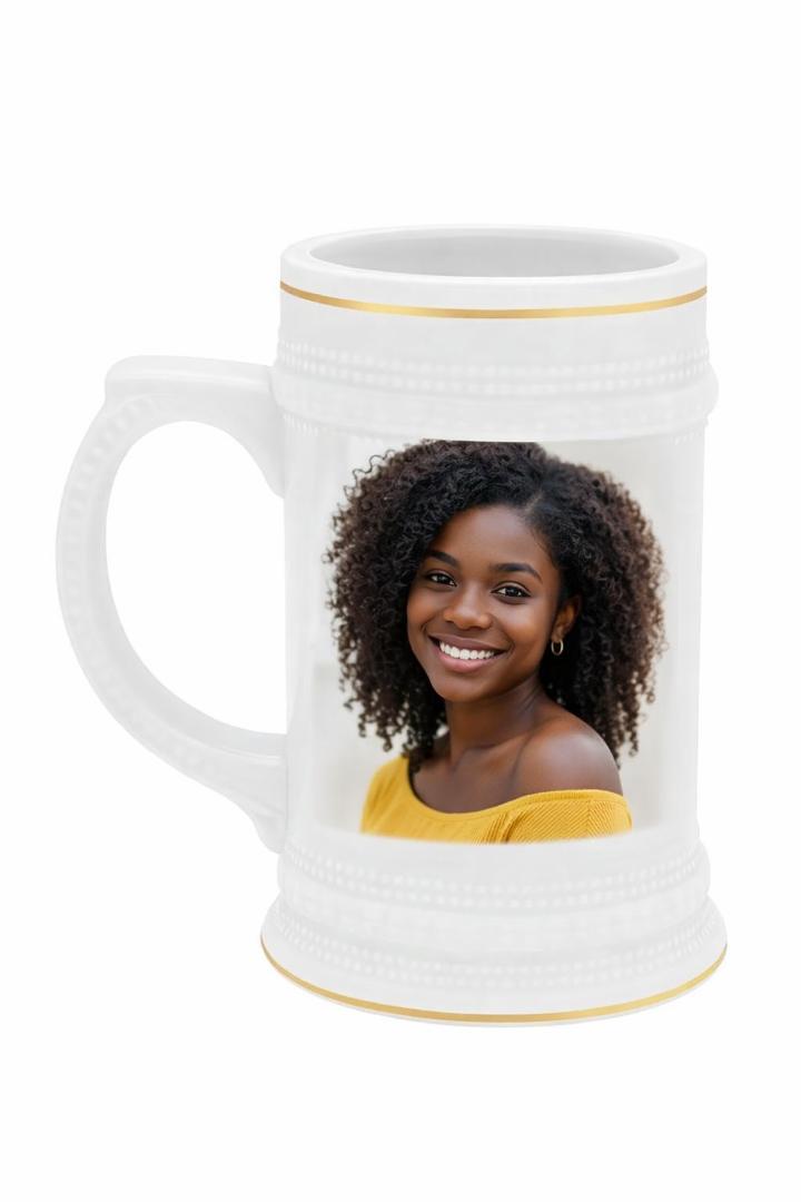Personalized Photo Mug - Custom Name & Image - 18oz