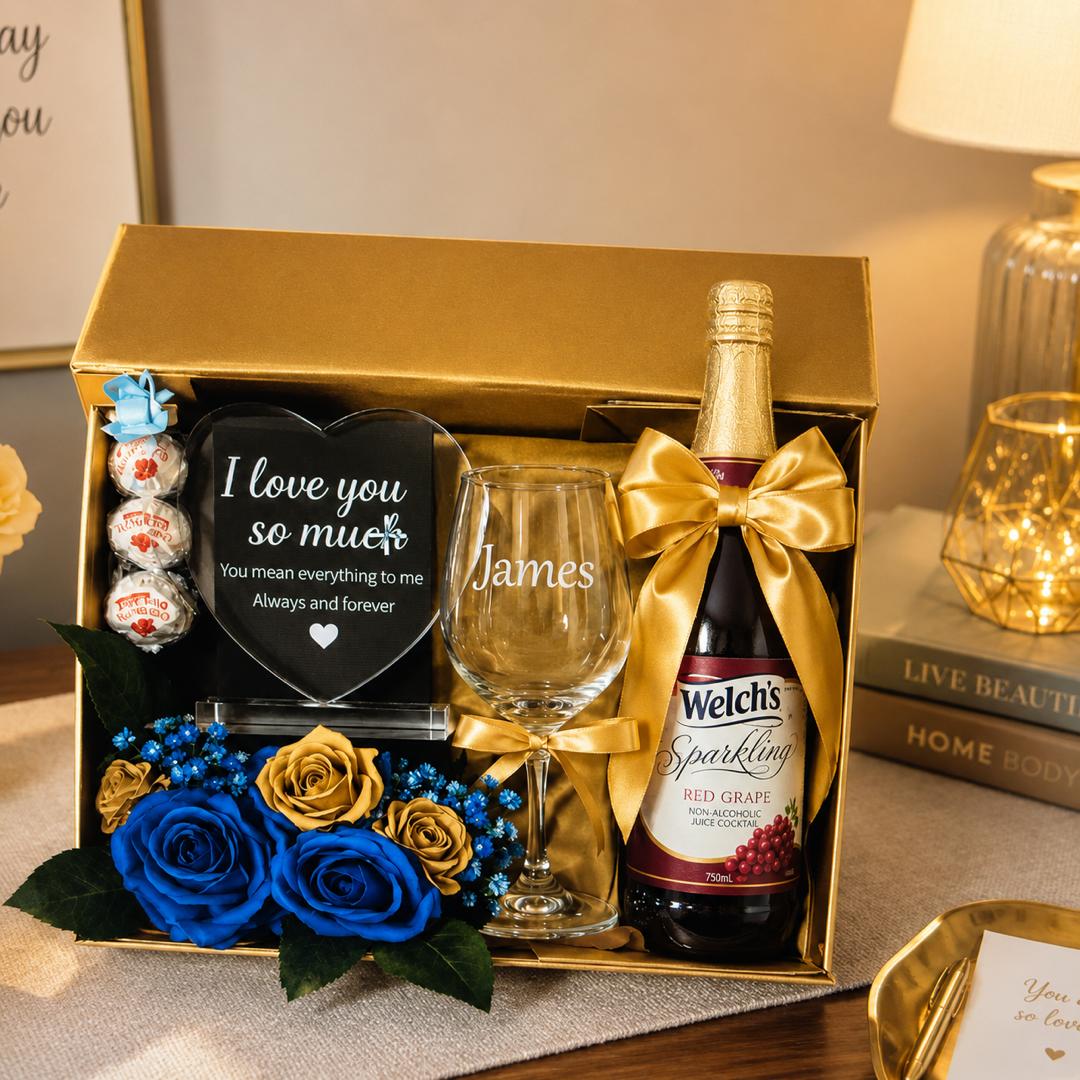 Luxury Personalized Heart Gift Box