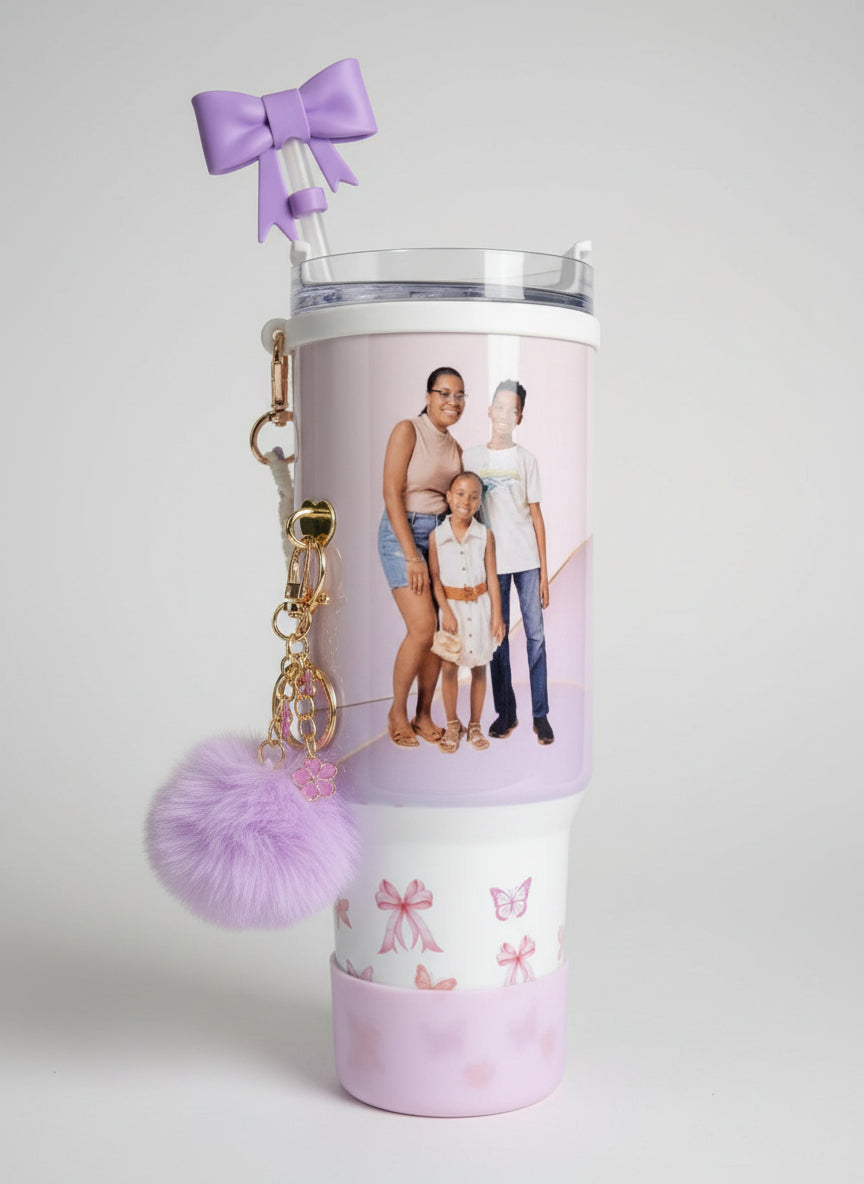 Glam Sips Tumbler  - 40 oz