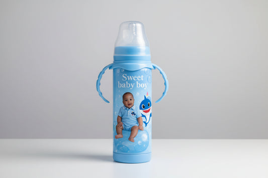 Custom Baby Bottle with Photo