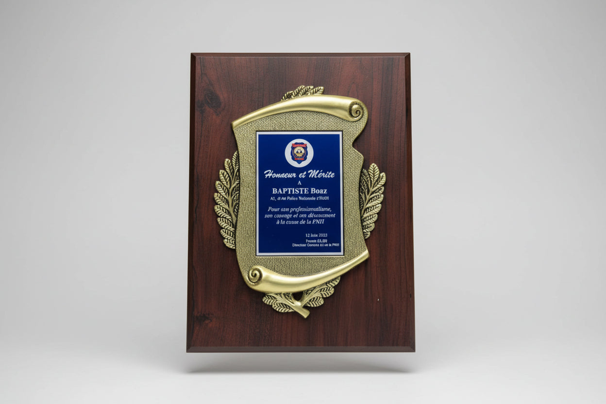 Custom Wooden Frame Plaque