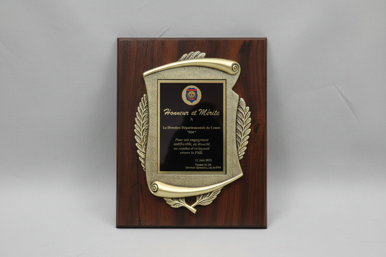 Custom Wooden Frame Plaque
