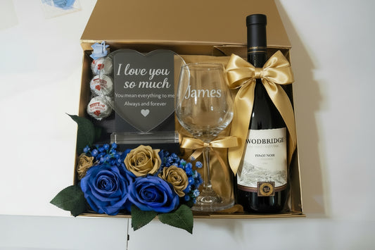 Luxury Personalized Wine Gift Box