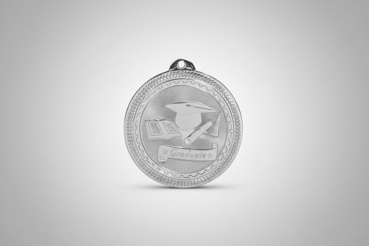 Graduation Medal - Gold & Silver 2"