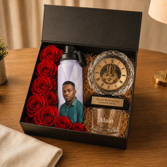 Luxury Personalized Clock Gift Box