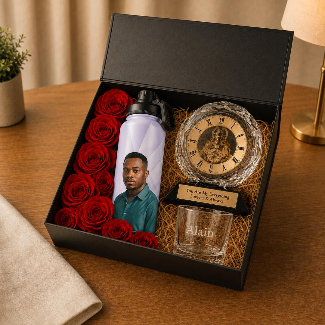 Luxury Personalized Clock Gift Box