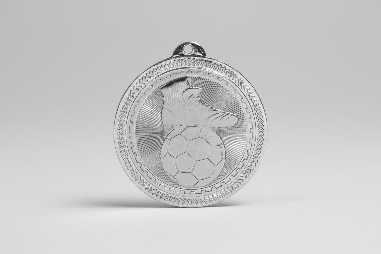 Gold/Silver Soccer Medal - 2" Diameter