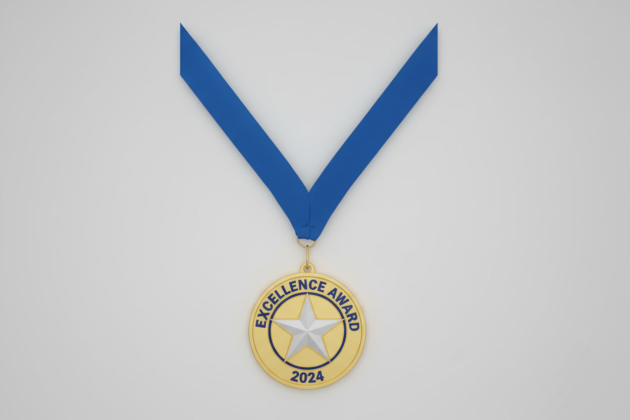Personalized Medal - Multiple Ribbon Colors