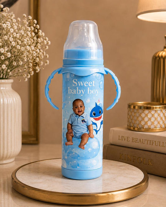 Personalized Baby Bottle with Photo & Name - 8 oz  Keepsake