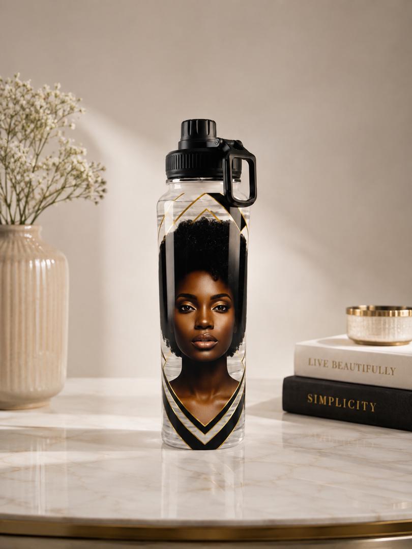 Personalized 32 oz stainless Steel Water Bottle - Custom Printed Design