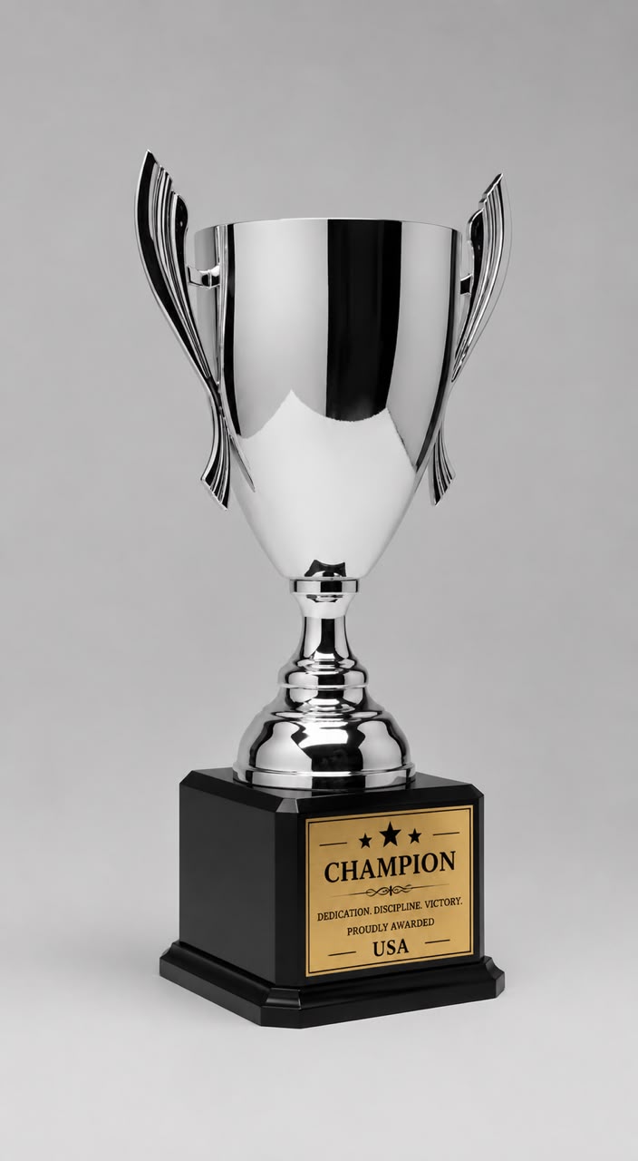 Silver Champion Trophy - 22"