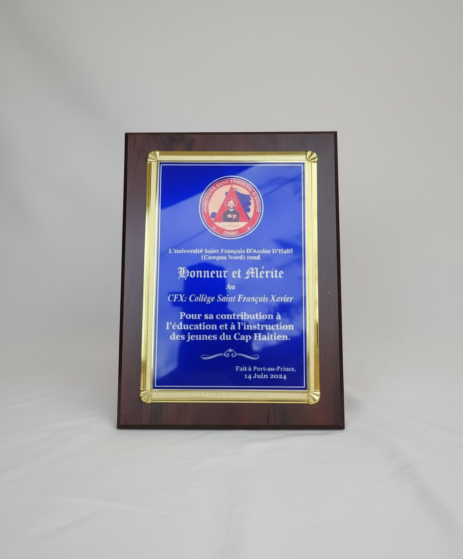 Wooden Plaques With Mini Frame - 9"x12"
