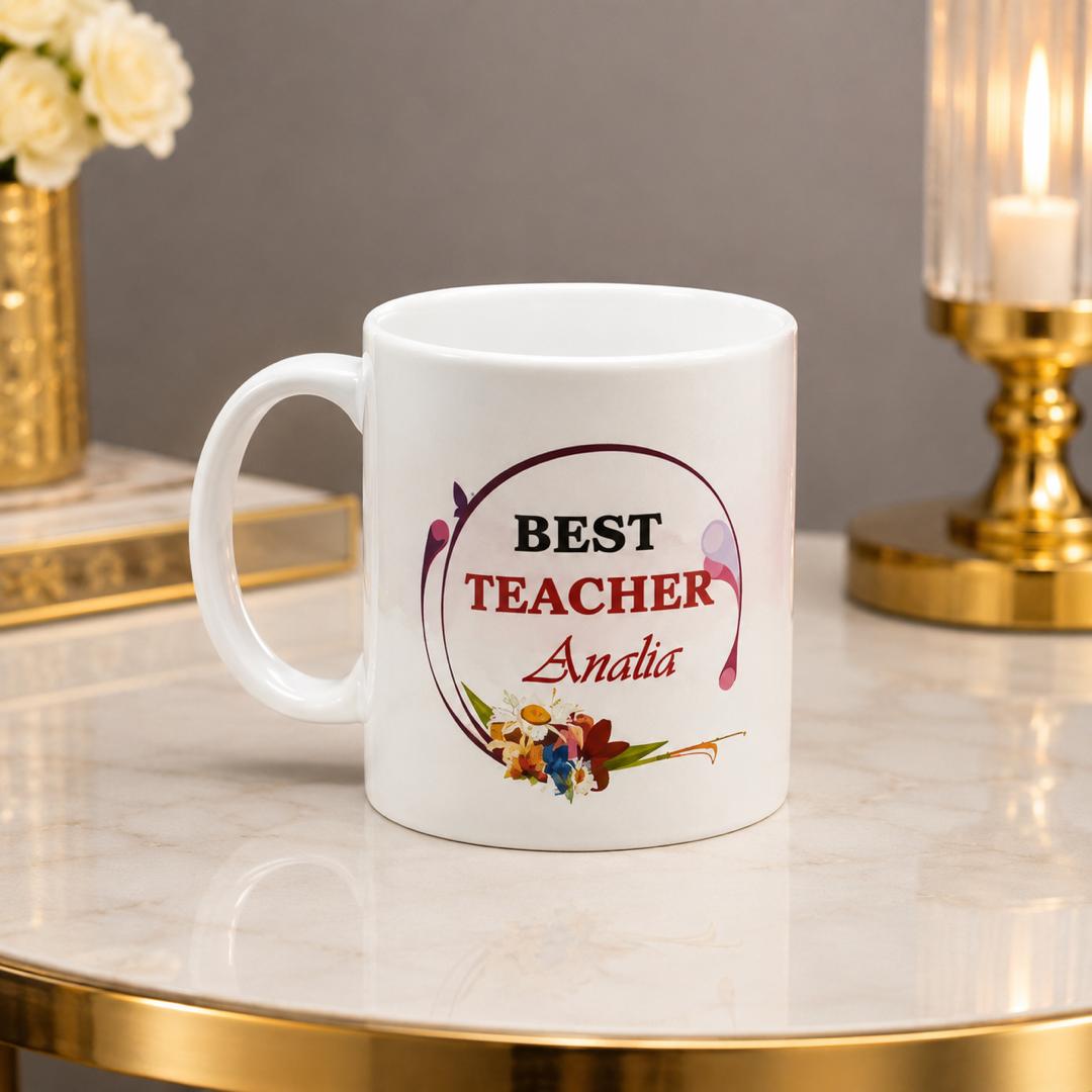 Personalized 11 Oz Ceramic Mug - Custom Photo, Logo & Text