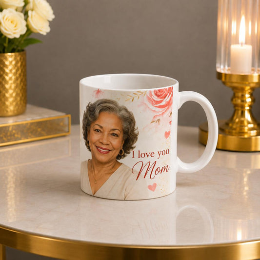 Personalized 11 Oz Ceramic Mug - Custom Photo, Logo & Text