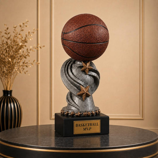 Personalized 8.5" Basketball Trophy - Free Personalization