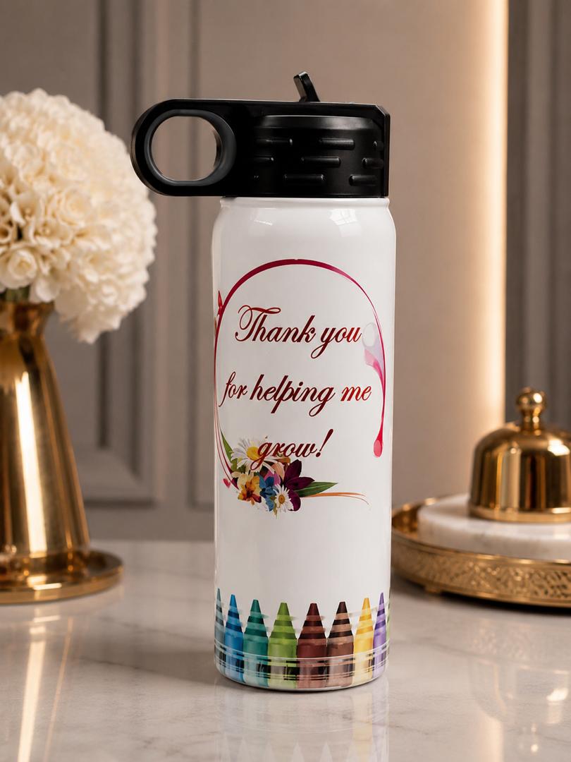 20 oz Personalized Water Bottle - Custom Photo, Name, Logo or Message