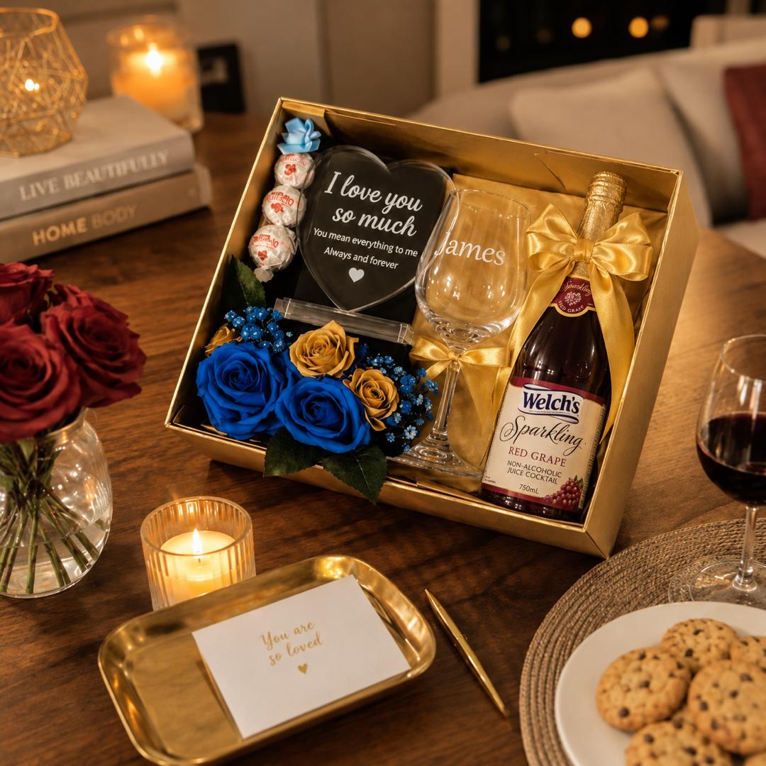 Luxury Personalized Heart Gift Box